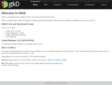 Tablet Screenshot of gtkd.org